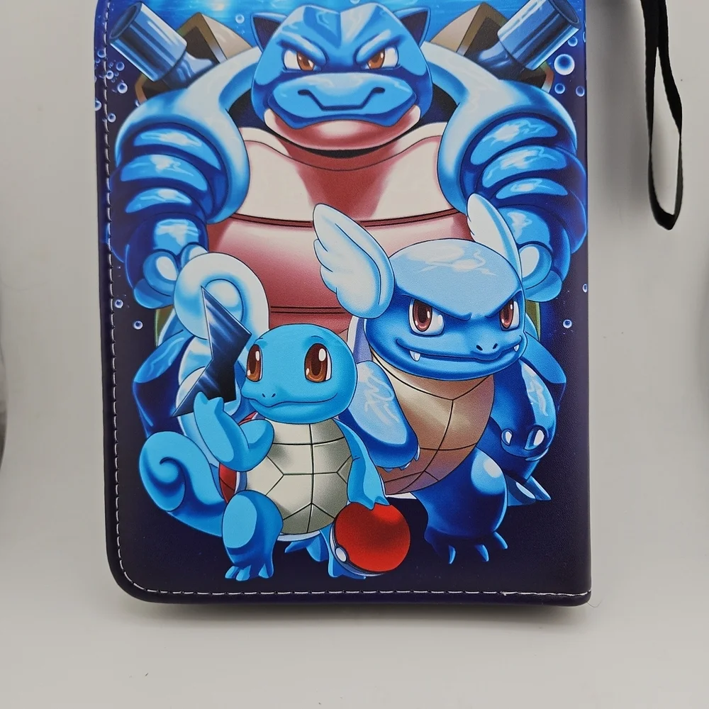 Pokemon Binder 50 Sleeves /zip Closure / Wrist Strap New